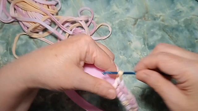 Обвязка ободка для волос. Вязание крючком. Рукоделие.
