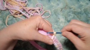 Обвязка ободка для волос. Вязание крючком. Рукоделие.