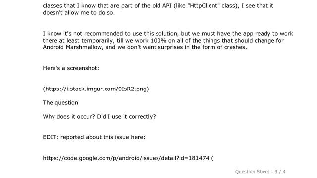 Android : How to use the legacy Apache HTTP client on Android Marshmallow? смотреть онлайн