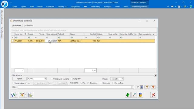 Comarch ERP Optima - eksport i import przelewów za pomocą usługi sieciowej Alior Bank WebService смотреть онлайн