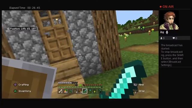 Minecraft Diesel Powers PS4 Bedrock S1 E4: Setting up the home base farms and perimeter смотреть онлайн
