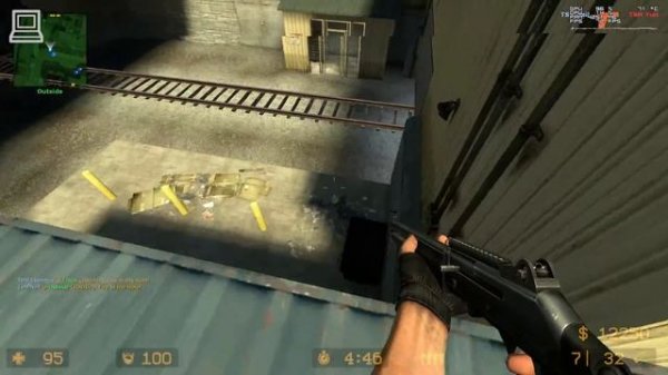 Counter-Strike Source Gameplay AMD Radeon RX Vega 8 + AMD Ryzen 7 5700U