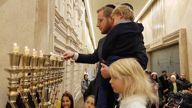 Восьмая свеча Хануки-5779 в центре "Менора" Днепр, 9 дек 2018 смотреть онлайн