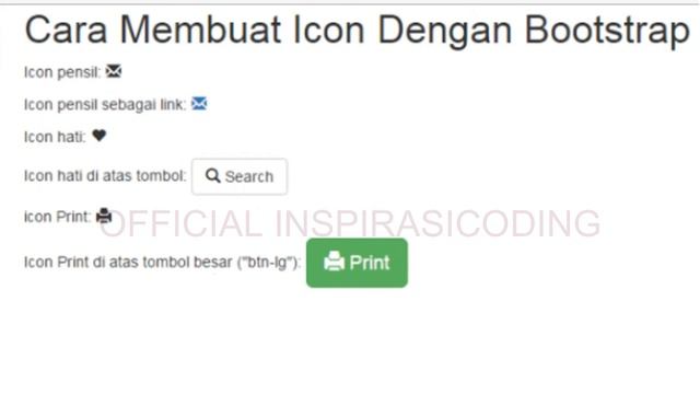 CARA MEMBUAT ICON, PAGINATION, BREADCRUMB BOOTSTRAP смотреть онлайн