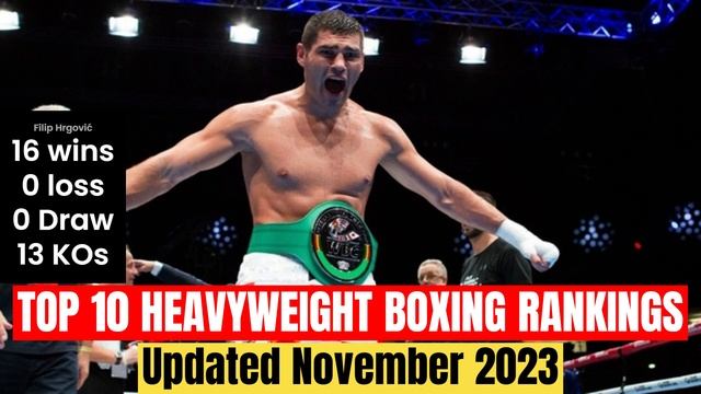 BOXING RANKINGS - 2023 TOP HEAVYWEIGHT DIVISION #boxing #anthonyjoshua #tysonfury #deontaywilder смотреть онлайн