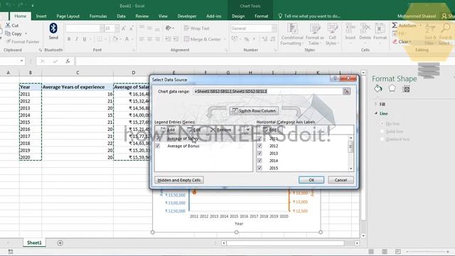 How to add third axis in Excel chart|Tertiary/Additional axis|Excel tips & Tricks смотреть онлайн