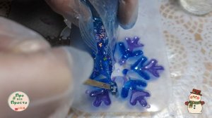 Снежинки из эпоксидной смолы. #своимируками#изэпоксиднойсмолы #игрушки