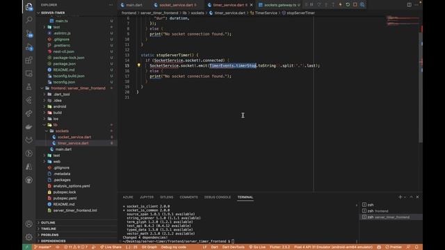 Server-side timer using WebSockets(Socket.IO), NestJS and Flutter - Frontend (Part 3/3) - 2022 смотреть онлайн