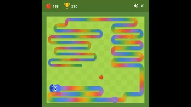 Google Snake games rainbow snake Full walkthrough смотреть онлайн