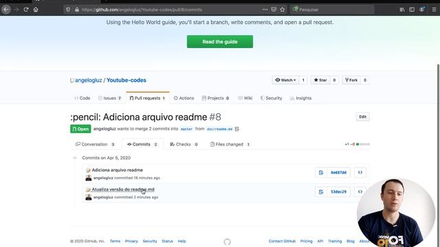 Git - Pull requests, Code review e contribuição em projetos públicos no github e gitlab смотреть онлайн
