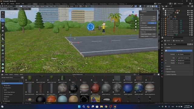 Библиотеке Ассетов в Blender — для чего она тебе нужна? смотреть онлайн