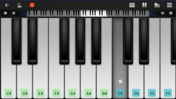 Mobile Piano Tutorial: How to play Paint It Black by The Rolling Stones