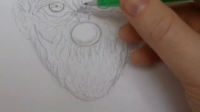 Drawing Demonic Clown Face смотреть онлайн