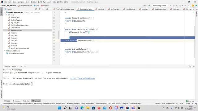 Week 3 Object Oriented Program смотреть онлайн