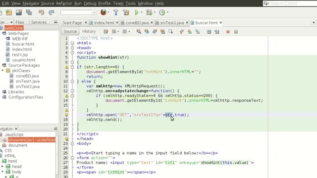 Search of Registers with Ajax Servlet MySql Java Netbeans смотреть онлайн