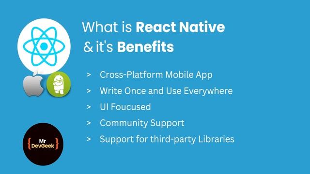 What is React Native? | React Native full course for beginners 2023 | #1 | Mr DevGeek смотреть онлайн