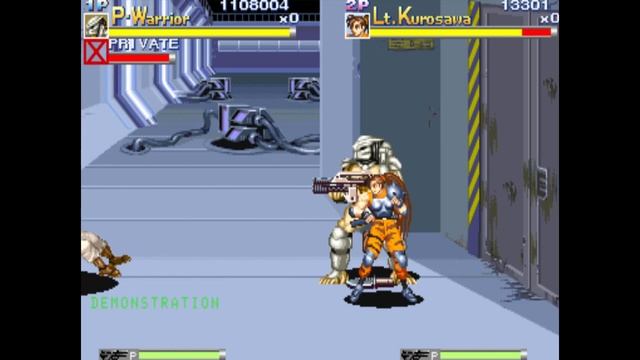 Alien vs Predator / Чужой против Хищника | Arcade | MAME | Прохождение смотреть онлайн