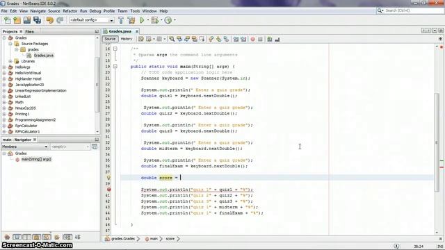 Easy Java Grades Program: Beginner Programmers смотреть онлайн