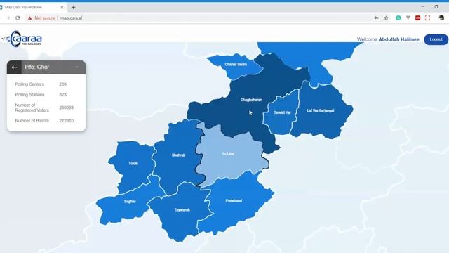 Election Map Data Visualization with d3.js смотреть онлайн