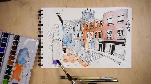 5 BEST Things I Learned from Ian Fennelly's Urban Sketching for Beginners Course смотреть онлайн