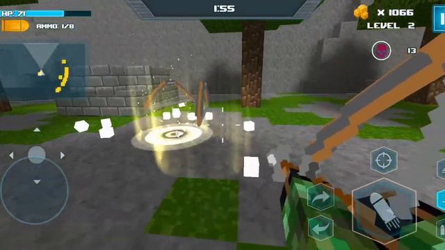 Играем стрелялки в Майне #2 хардкор смотреть онлайн