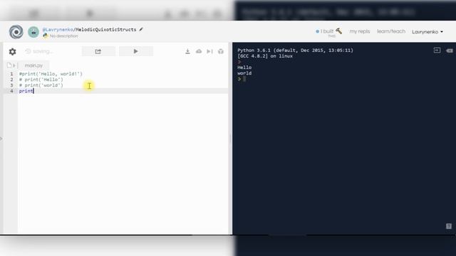 Python - команда print - подробности смотреть онлайн