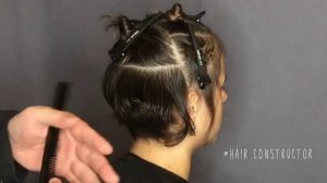 КОРОТКАЯ СТРИЖКА НА КУДРЯВЫЕ ВОЛОСЫ С ДВОЙНОЙ ЧЕЛКОЙ.