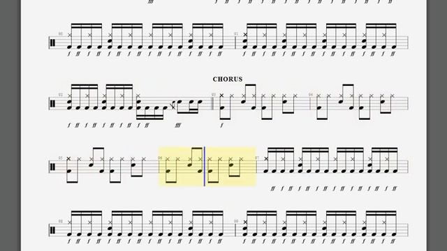 Metallica Leper Messiah Drum tablature смотреть онлайн