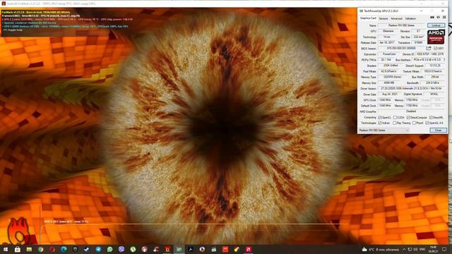 Тест Видеокарты PowerColor RX 580 4Gb смотреть онлайн