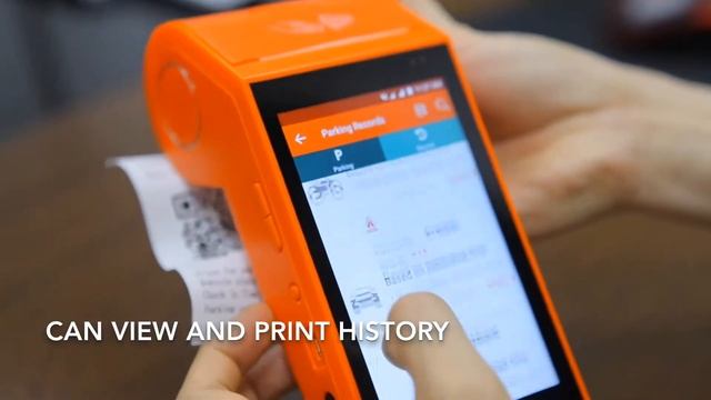 Smart Android Mobile POS with Printer For Parking Ticketing Free App смотреть онлайн