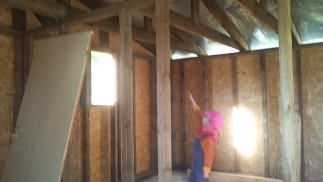 Зимний курятник.Каркасник СУПЕРКУРЯТНИК! Продолжение стройки. смотреть онлайн