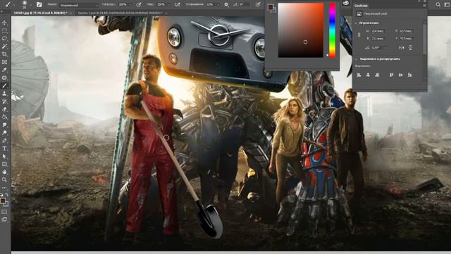 Speedpaint. Портим постеры: Отчаянные Трансформаторы смотреть онлайн