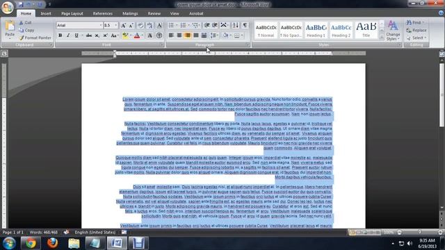 How to Align Left & Right on the Same Line of Text in Microsoft Word : Tech Niche смотреть онлайн