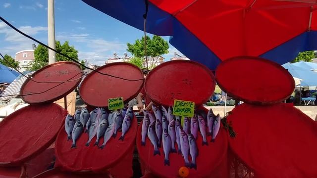 ТУРЕЦКИЙ БАЗАР В НАШЕМ РАЙОНЕ КЕПЕЗ АНТАЛИЯ В МАЕ: арбузы, дыни, абрикосы, клубника, мушмула смотреть онлайн