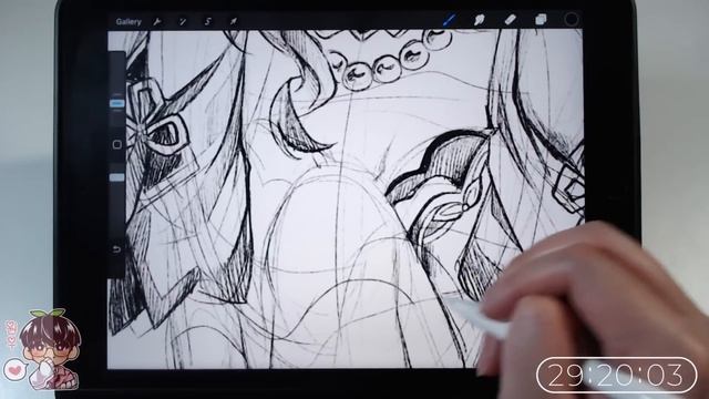 1 HOUR SKETCHING ASMR смотреть онлайн