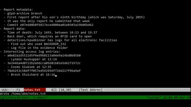 Gitstery: A Git murder mystery смотреть онлайн
