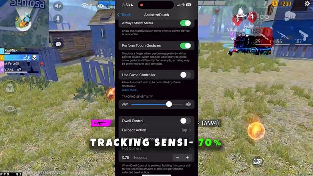 Free Fire IPhone Best Settings For 97% Headshot Rate | Iphone Dpi Free Fire