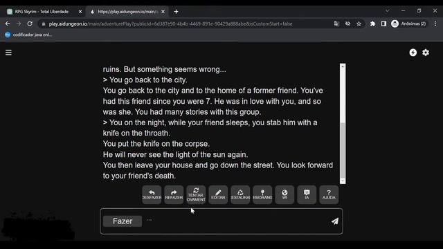 Bora jogar RPG de mesa com IA mestrando! смотреть онлайн