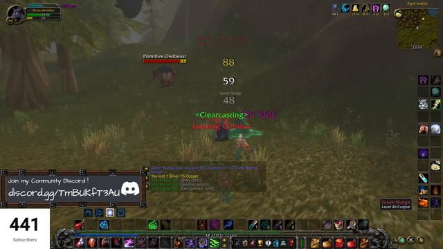 HC Druid Leveling On Turtle WoW In Hinterlands ... 013 Using Up The Rested XP