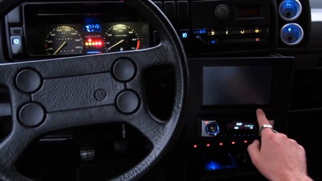 Vw Golf 2 LED Lights Center Console Interior | Modificare golf 2 смотреть онлайн