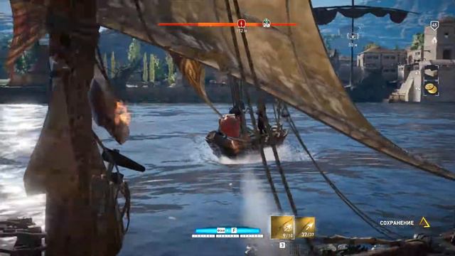 Мое прохождение Assassins Creed Origins - часть 453 Точка обзора Киренаика.Средиземное море. смотреть онлайн