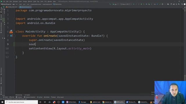 ? Eventos que se ejecutan al iniciar nuestra aplicación en Android Studio [04] смотреть онлайн