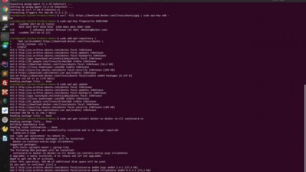 Установка докер ubuntu. Install Docker Убунту