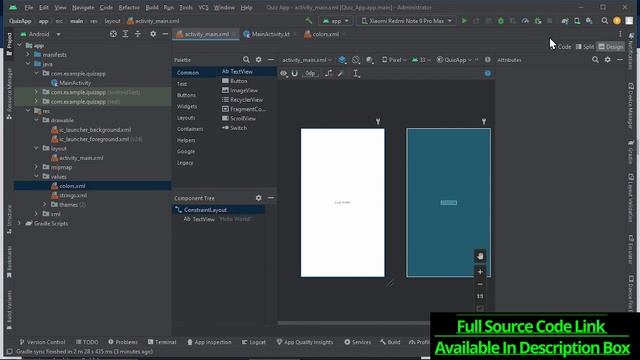 QUIZ APP ANDROID STUDIO TUTORIAL KOTLIN || SOURCE CODE смотреть онлайн