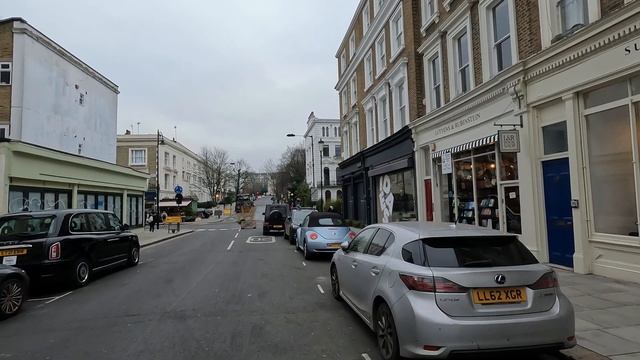 Portobello Road London | Look Around London 4k смотреть онлайн