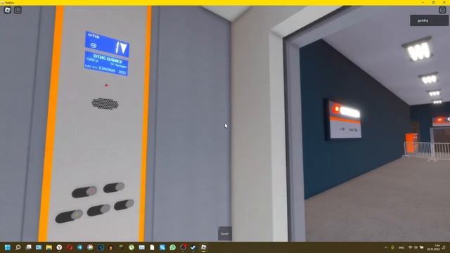 Roblox Лифт OTIS Gen2 2022г. 630кг 8чел на плейсе WhiteWeek смотреть онлайн