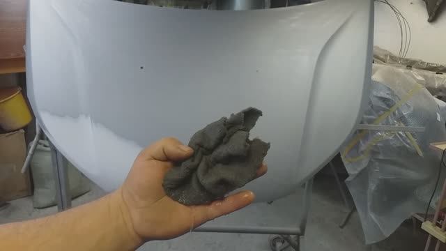 Подготовка и покраска капотана лада X-Ray смотреть онлайн