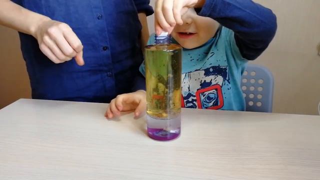 Homemade Lava Lamp | Easy Science Experiments For Kids | Делаем лава лампу дома с ребёнком