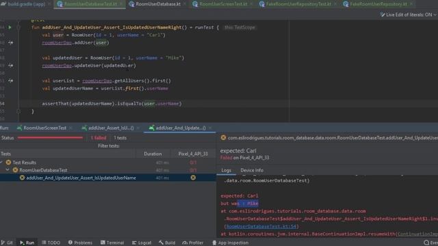 Room Database Test - Jetpack Compose смотреть онлайн