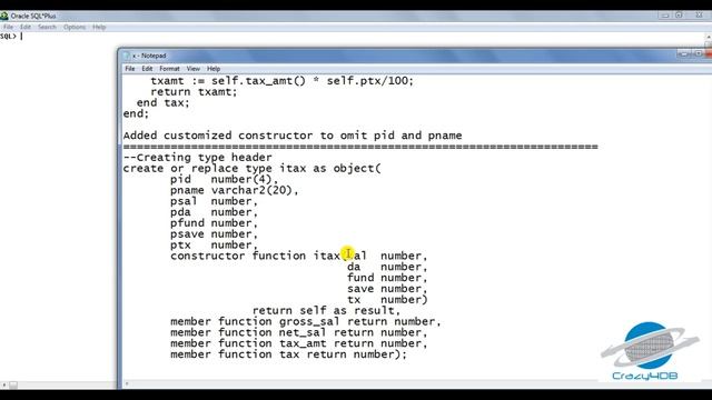 Column Object - Object Type in Oracle - Objects in Oracle - Oracle Objects - PL SQL Objects смотреть онлайн
